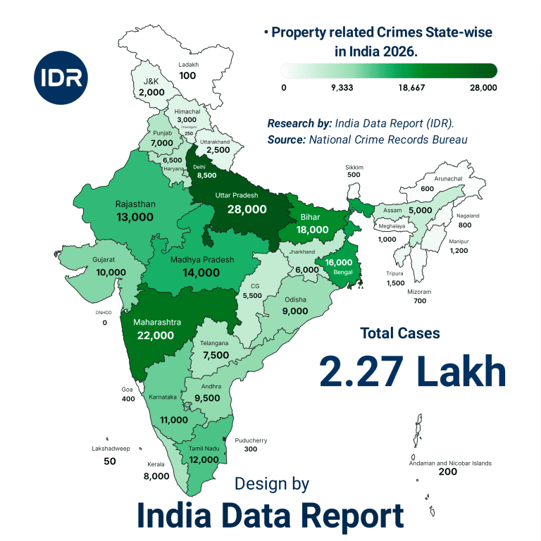 Property Crimes India 2026: 2.27 Lakh Cases & The Rising Land Mafia